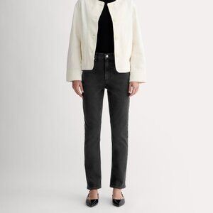 Everlane Women's Original Cheeky® Jean in Washed Black, Size 28, Cotton/Denim